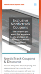 Mobile Screenshot of nordictrackcoupons.com